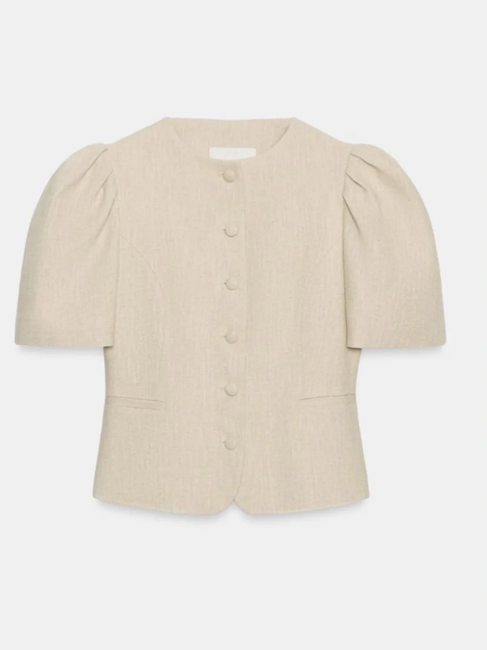 Zara Puff-Sleeve Blazer